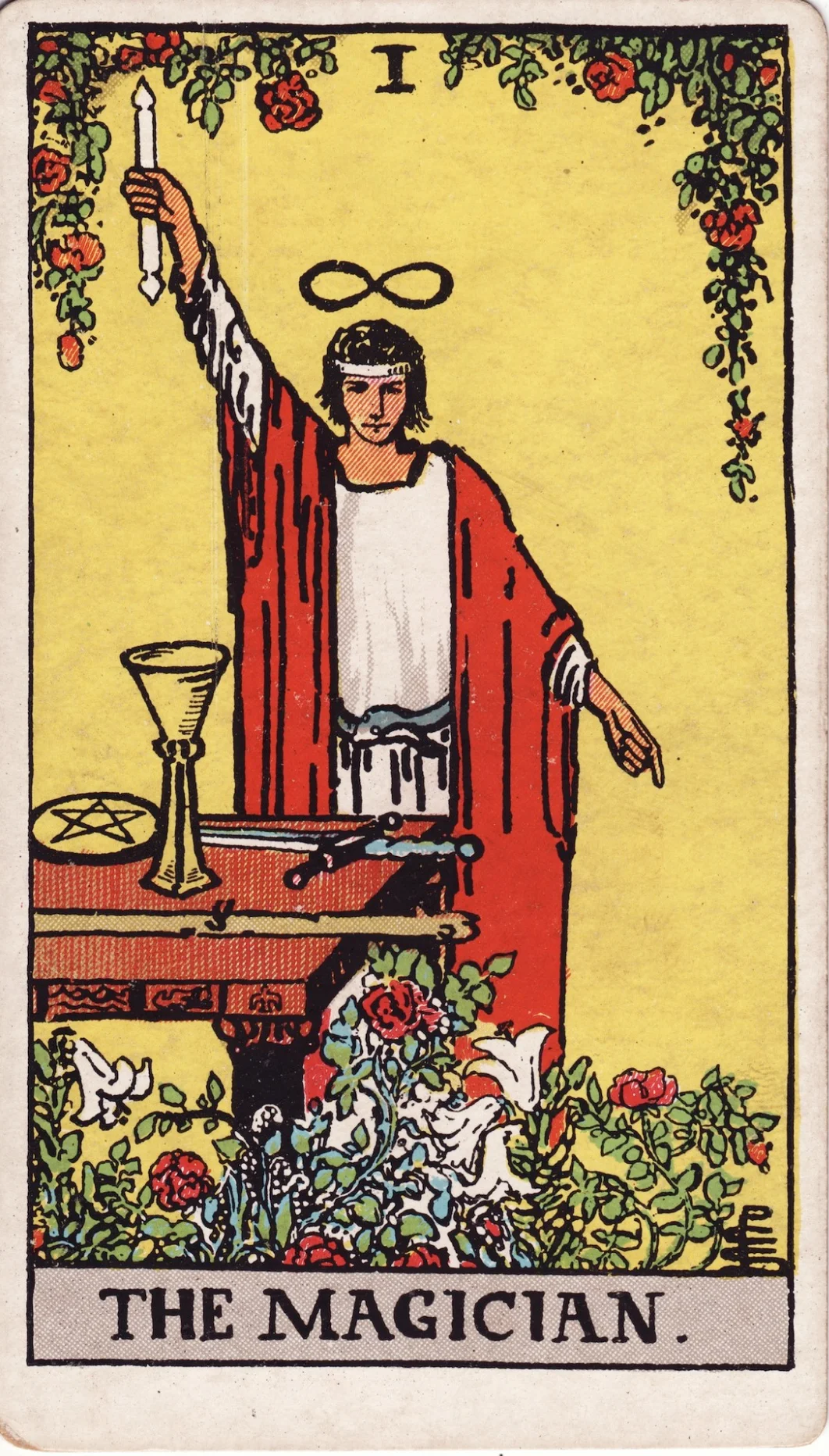 Tarot Büyücü kartı