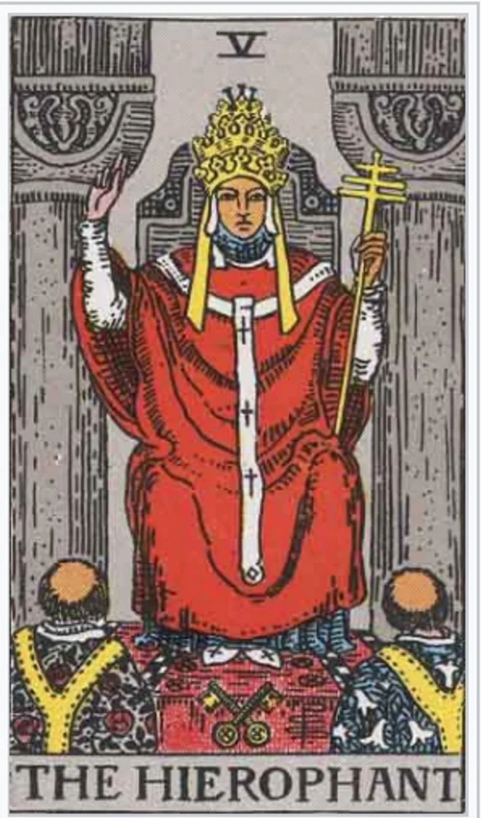 Tarot Aziz (Papa) kartı