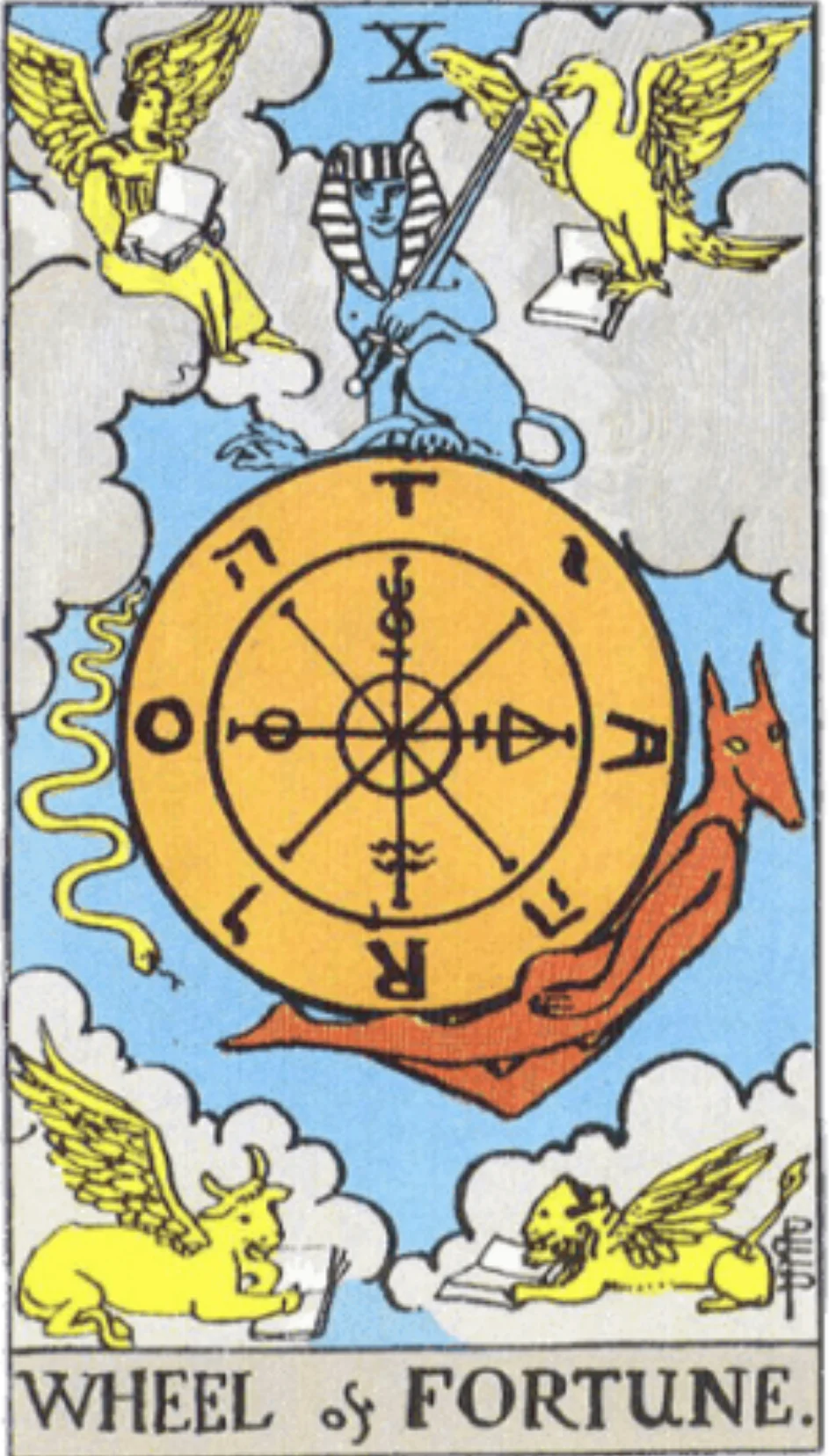 Tarot Kader Çarkı kartı