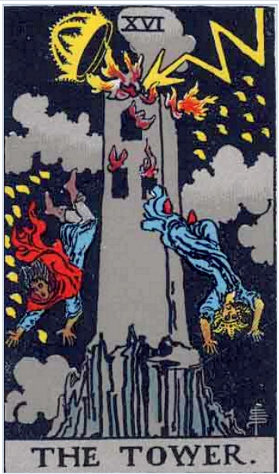 Tarot Yıkılan Kule kartı