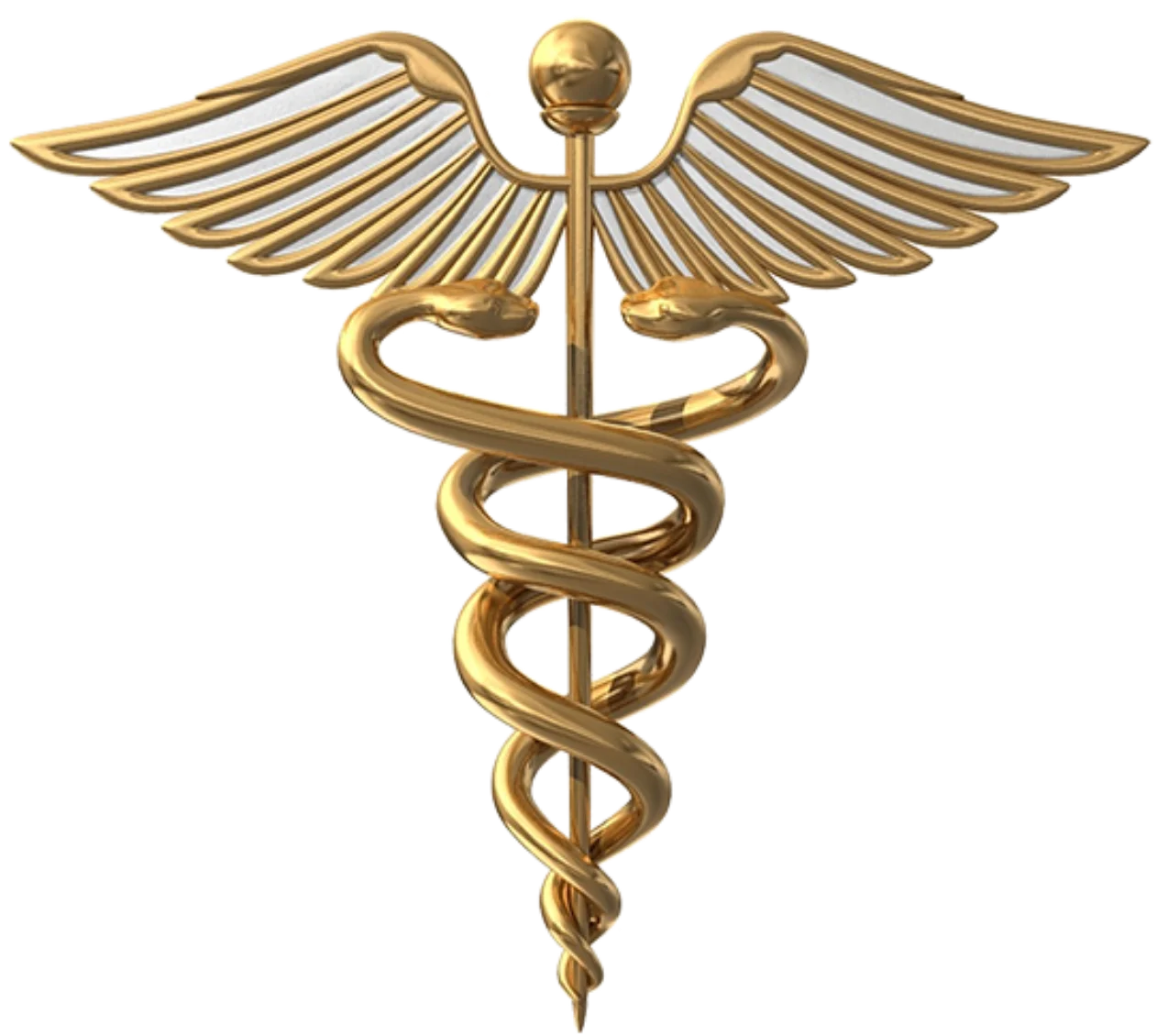 Yılanlı asa Caduceus (Eskülap) sembolü