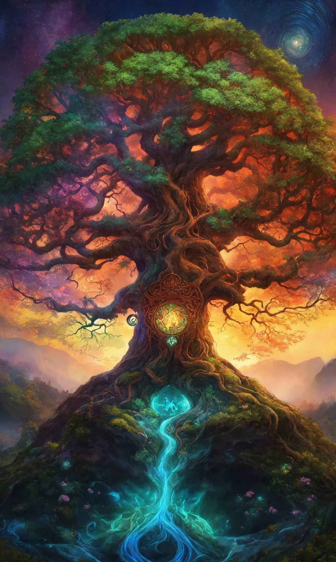 Yggdrasil İskandinav Mitolojisi Yaşam Ağacı