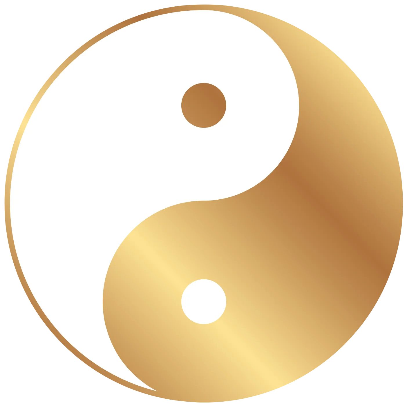 Yin ve Yang dengesini simgeleyen Tai Chi çemberi